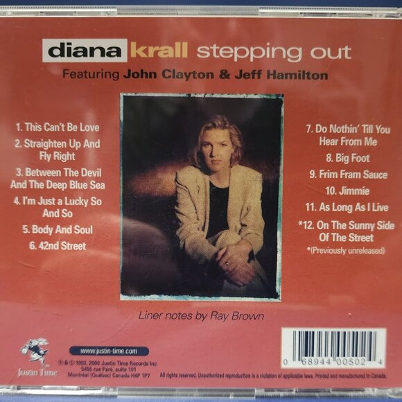 Diana Krall – Stepping Out (2000) Previously Owned CD - Picture 2 of 4